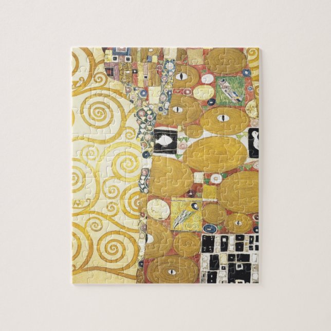 Puzzle Gustav Klimt - l'étreinte - illustration classique (Vertical)