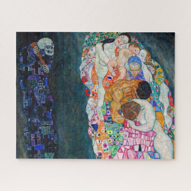 Puzzle Gustav Klimt - Mort et vie (Horizontal)