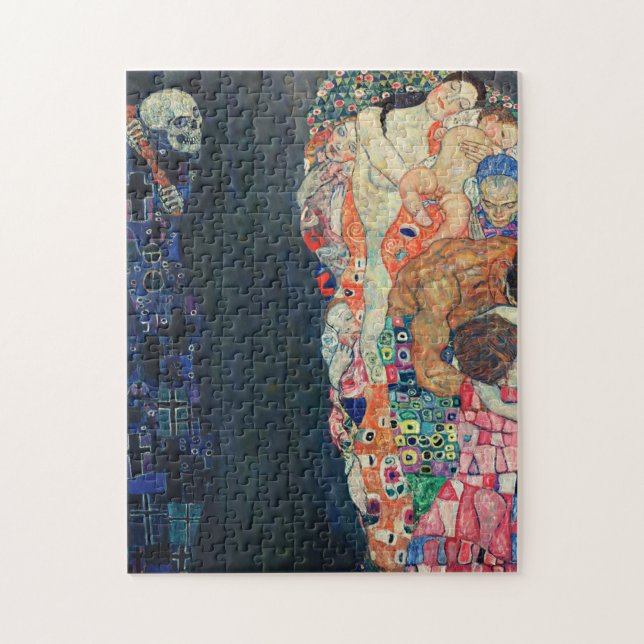 Puzzle Gustav Klimt Mort et vie (Vertical)