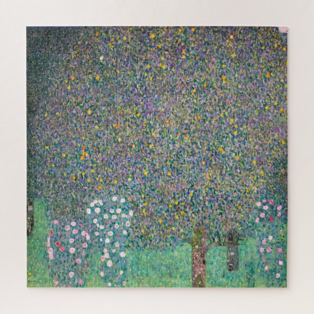 Puzzle Gustav Klimt - Roseraies sous les Arbres (Vertical)