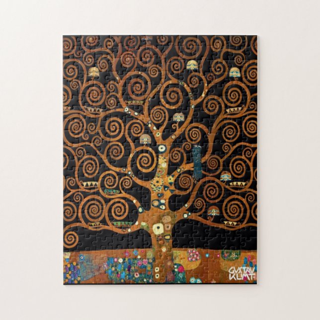 Puzzle Gustav Klimt - Sous l'arbre de vie (Vertical)