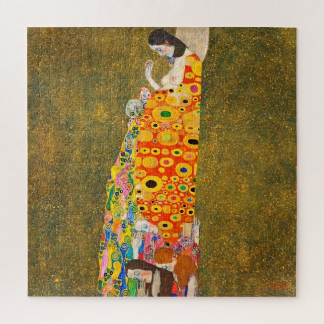 Puzzle Gustav Klimt The Hope II, Die Hoffnung II (Vertical)