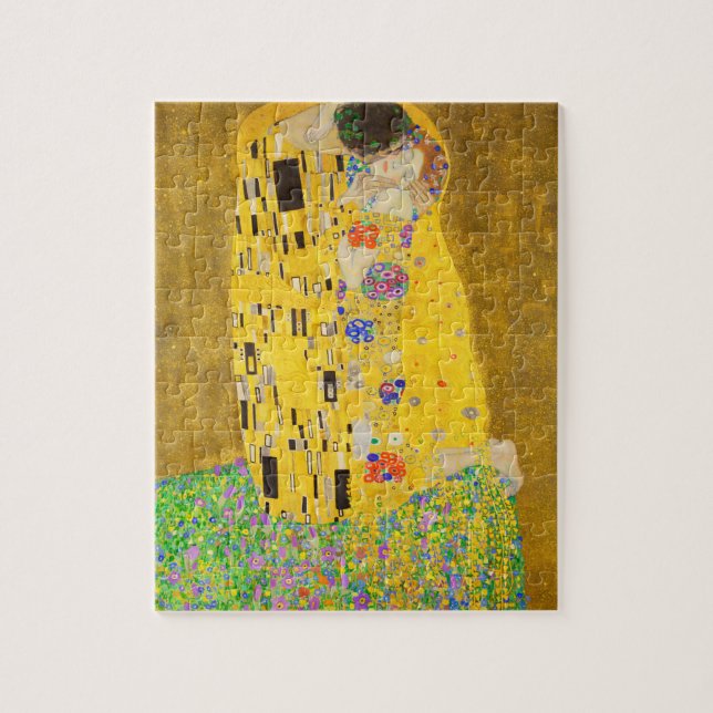 Puzzle Gustav Klimt The Kiss Fine Art (Vertical)