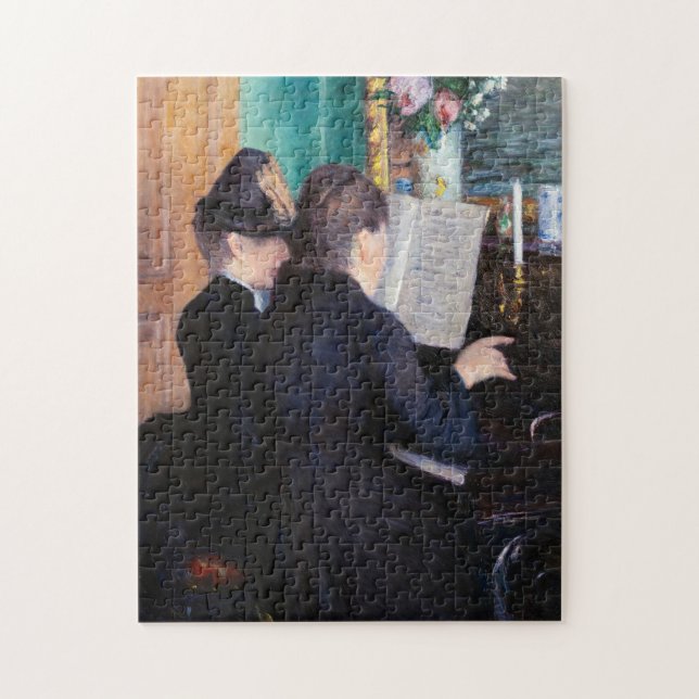 Puzzle Gustave Caillebotte - Leçon de piano (Vertical)