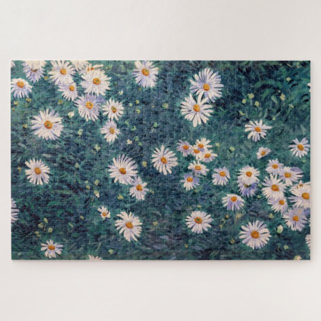 Puzzle Gustave Caillebotte - Lit de marguerites, détails (Horizontal)