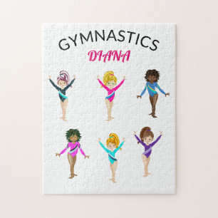 Puzzle Gymnastique 6 gymnaste personnalisée fille