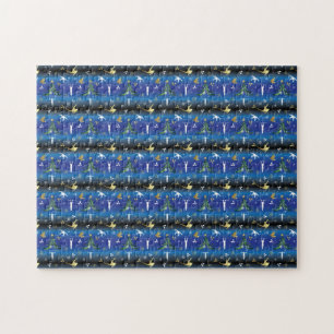 Puzzle Gymnastique masculine Snowflake sapin de Noël
