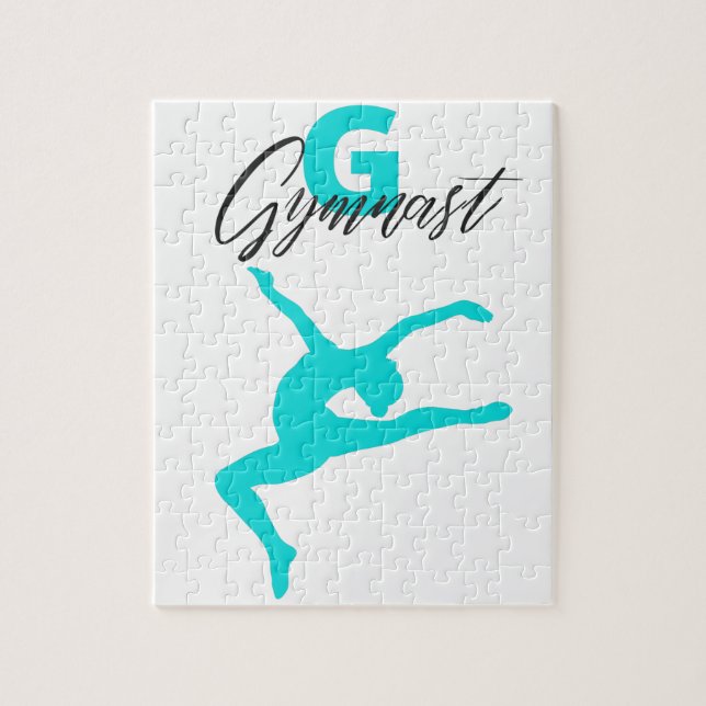 Puzzle Gymnastique Monogramme G est pour Gymnaste (Vertical)