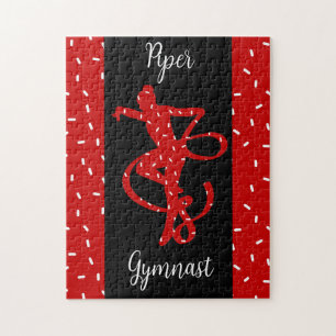 Puzzle Gymnastique rythmique de Noël Rouge Bonbons Sprink