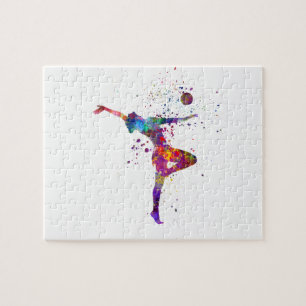 Puzzle Gymnastique rythmique en aquarelle