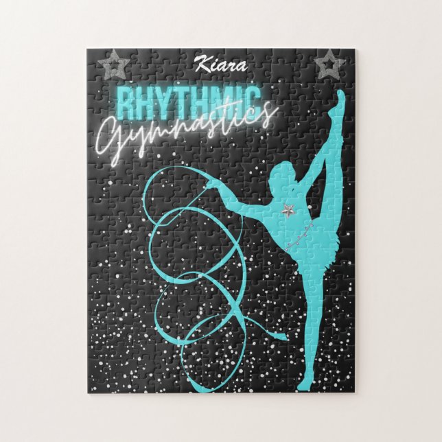 Puzzle Gymnastique rythmique Ruban et étoiles   (Vertical)