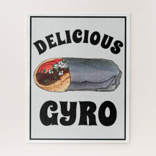 Puzzle Gyro Gita Viande Sandwich Méditerranéen