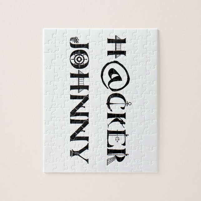 Puzzle hacker johnny (Vertical)