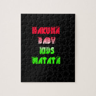 Puzzle Hakuna matata Baby Kids Venin amazing color