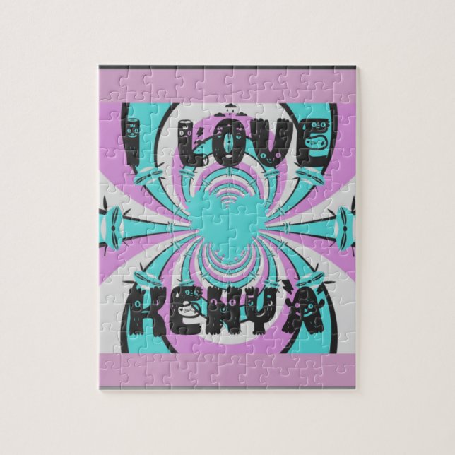 Puzzle Hakuna Matata Kenya (Vertical)