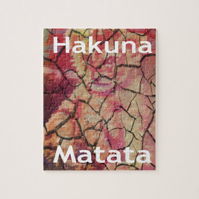 Puzzle Hakuna Matata Lion Cub Design (Vertical)