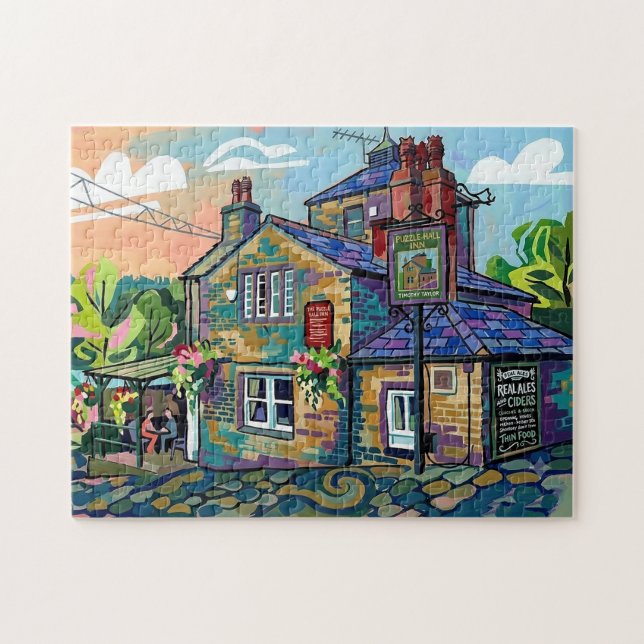 Puzzle Hall Inn, Sowerby Bridge Art Print (Horizontal)