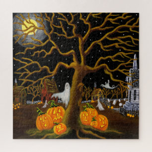 Puzzle Halloween a hanté le village