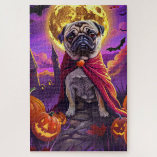 Puzzle Halloween Carlin Vampire Citrouilles peur