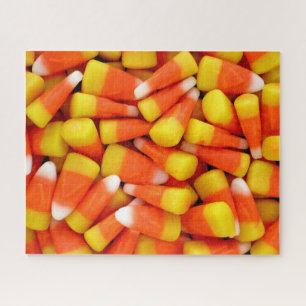 Puzzle Halloween Corne de bonbons grand