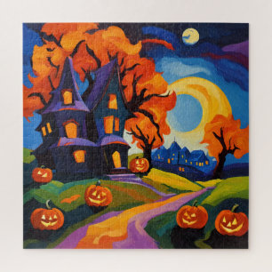 Puzzle Halloween dans le fauvisme