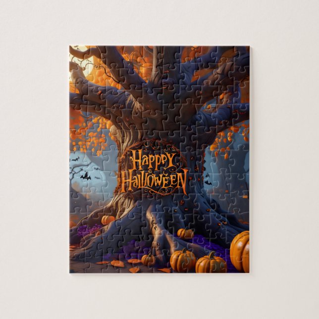 Puzzle Halloween éffrayant (Conception 3) (Vertical)