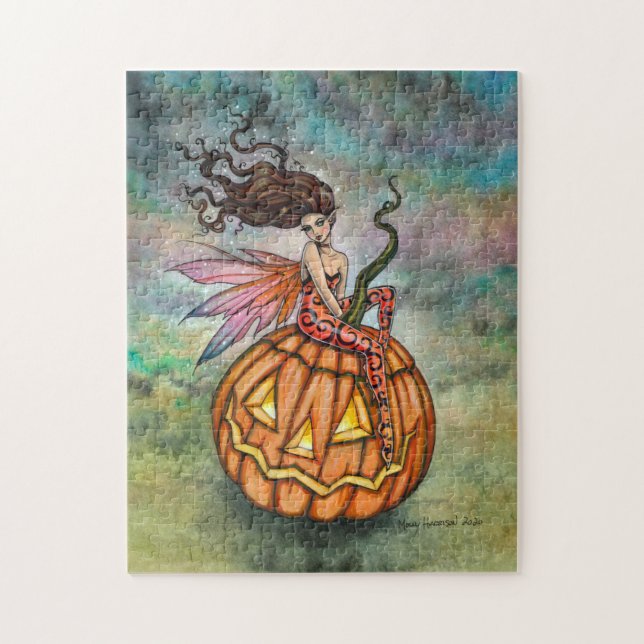 Puzzle Halloween Fairy Imaginaire Art par Molly Harrison (Vertical)