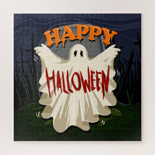 Puzzle Halloween Ghost (Vertical)