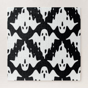 Puzzle Halloween Ghost Éffrayant Motif sans couture