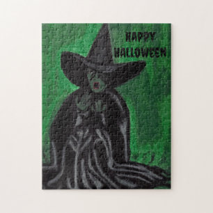 PUZZLE HALLOWEEN MELTING WITCH