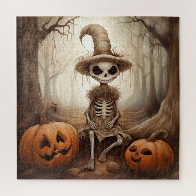 Puzzle Halloween Skeleton (Vertical)