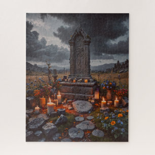 Puzzle Halloween Tombstone