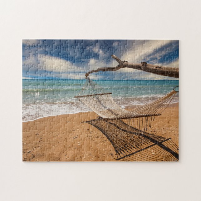 Puzzle Hamac sur le rivage (Horizontal)