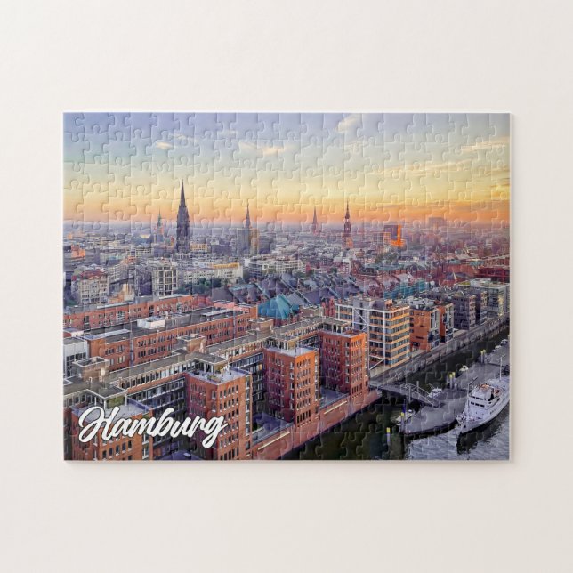 Puzzle Hambourg, Allemagne (Horizontal)
