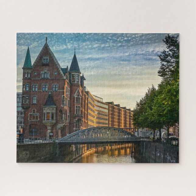 Puzzle Hambourg, Allemagne, City View (Horizontal)