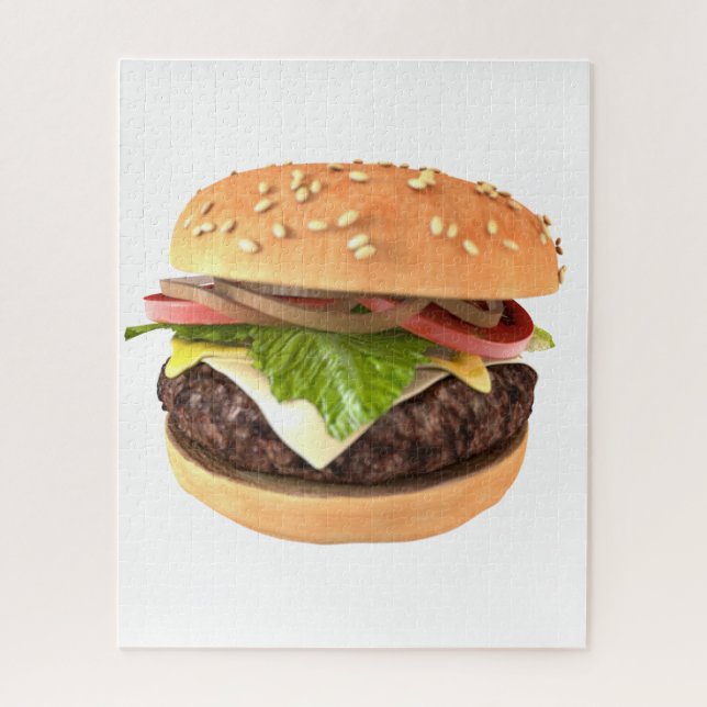 Puzzle Hamburger (Vertical)