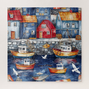 Puzzle Hameau maritime