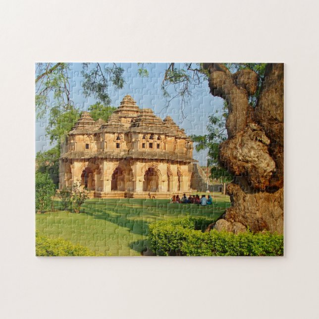 Puzzle Hampi Village et Temple Town Karnataka. (Horizontal)