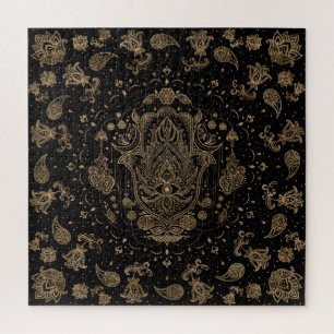 Puzzle Hamsa Hand -Hand of Fatima Ornament