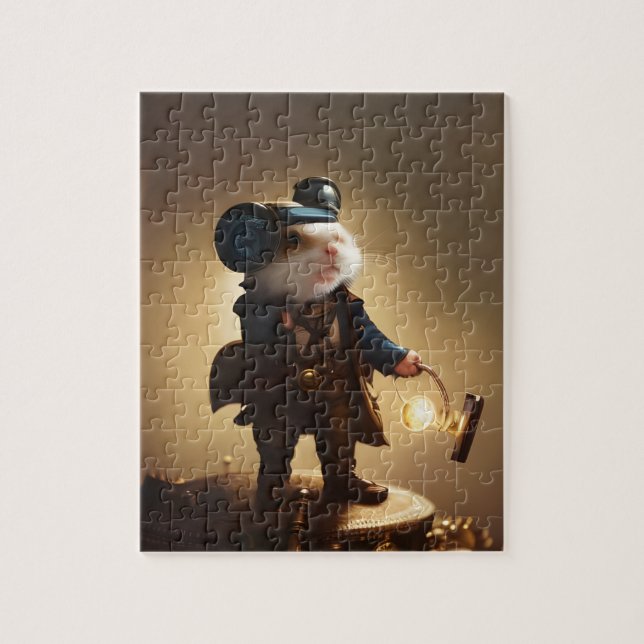 Puzzle Hamster Steampunk (Vertical)