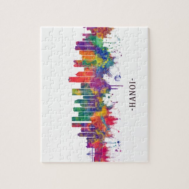 Puzzle Hanoï Viêt Nam Skyline (Vertical)
