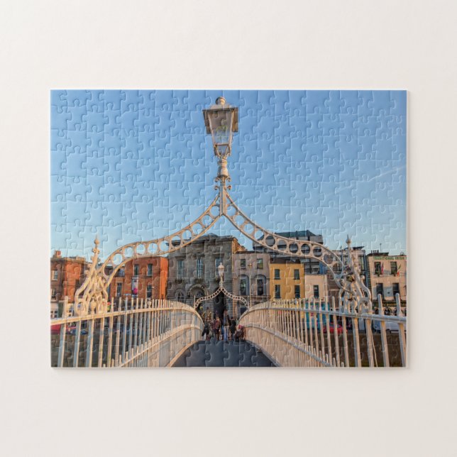 Puzzle Ha'penny Bridge Dublin Irlande. (Horizontal)
