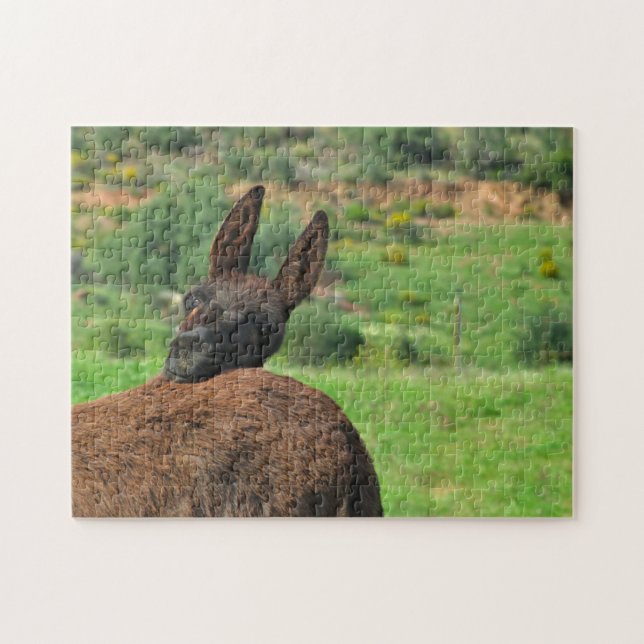 Puzzle: Happy Donkey Jigsaw Puzzle (Horizontal)