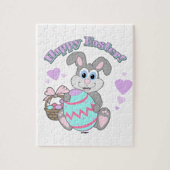 Puzzle Happy Easter ! Bunny Easter (Vertical)