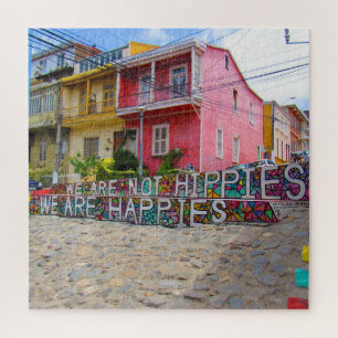 Puzzle happy not hippy
