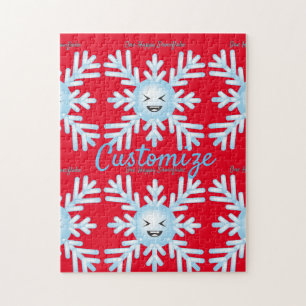 Puzzle Happy Snowflake Emoticon Thunder_Cove