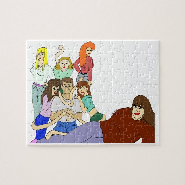 Puzzle Harem de queues  (Horizontal)