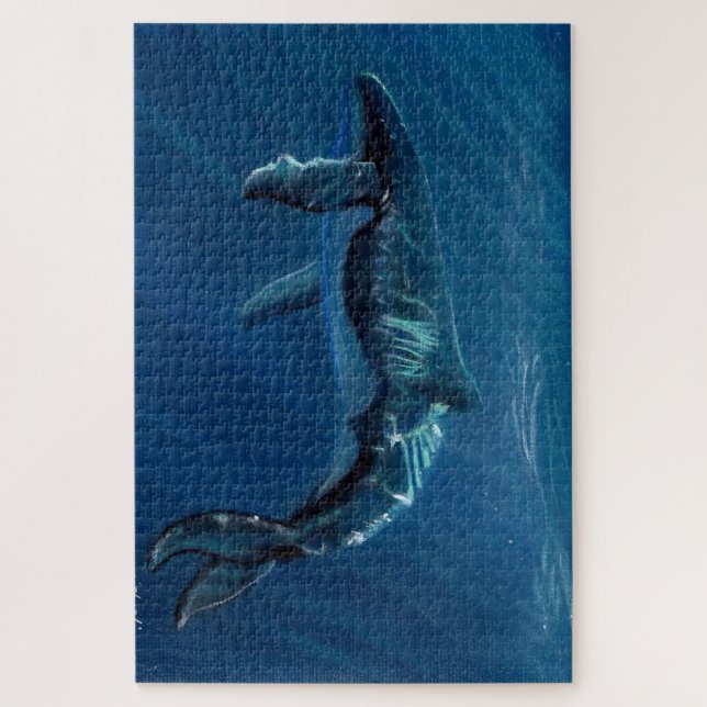 Puzzle harmonieux de baleine à bosse (Vertical)