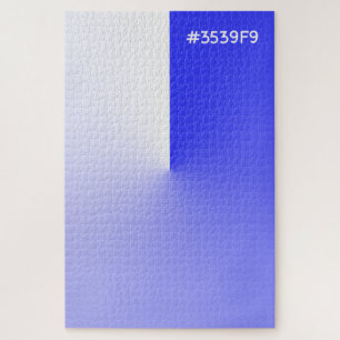 Puzzle Hashtag Azure Blue Color Gradient