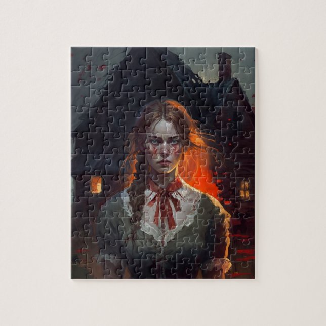 Puzzle Haunting house (Vertical)